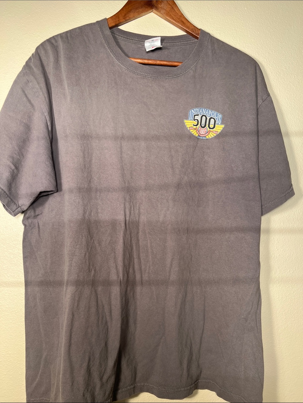 Indianapolis 500 100th anniversary 2011 Short Sleeve Crewneck T‑Shirt - Gray XL